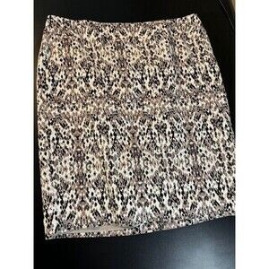 Merona snake skin print pencil skirt size 10